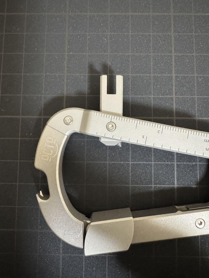 Amazon.co.jp: OCTO Titanium チタン製カラビナ EDC マルチ